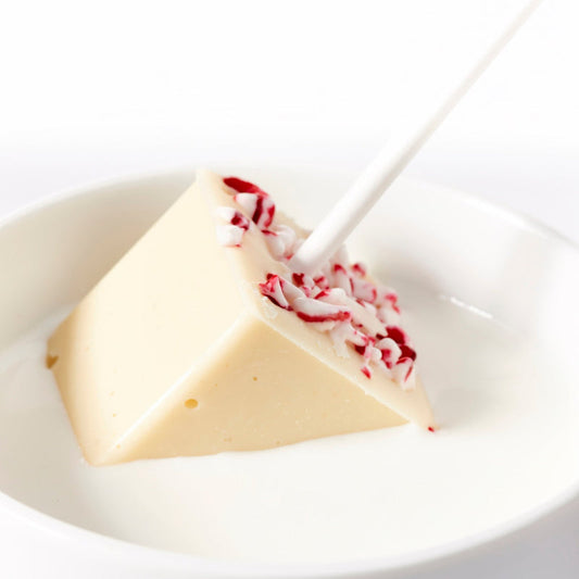 Hot Chocolate Stirrers: White Chocolate & Peppermint