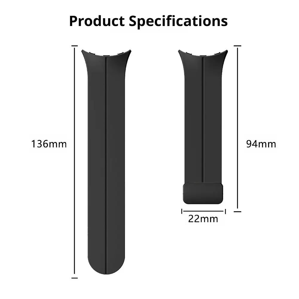 Google Pixel Watch Magnetic Silicone Folding Buckle Band