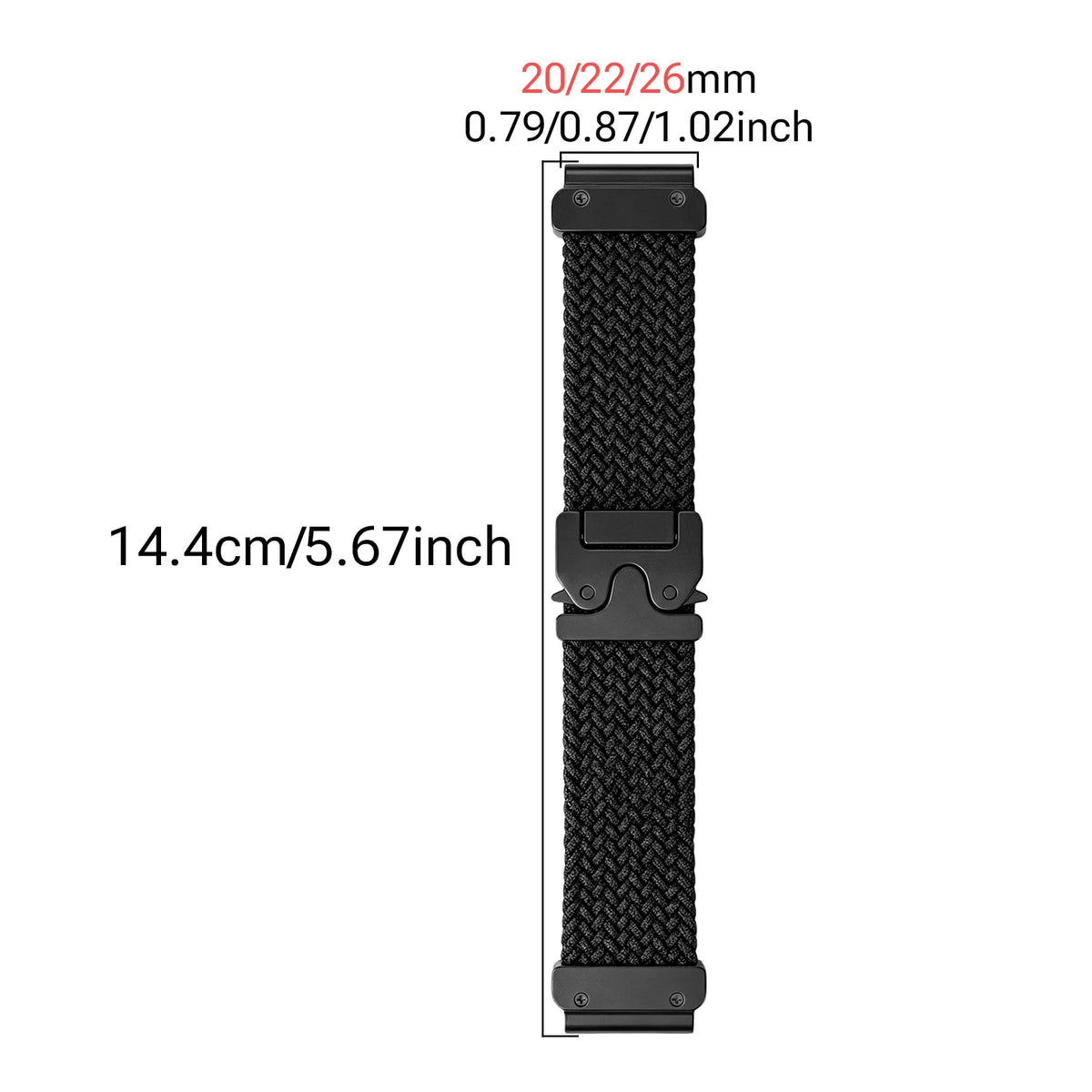 Garmin Stretch Nylon QuickFit Smartwatch Band