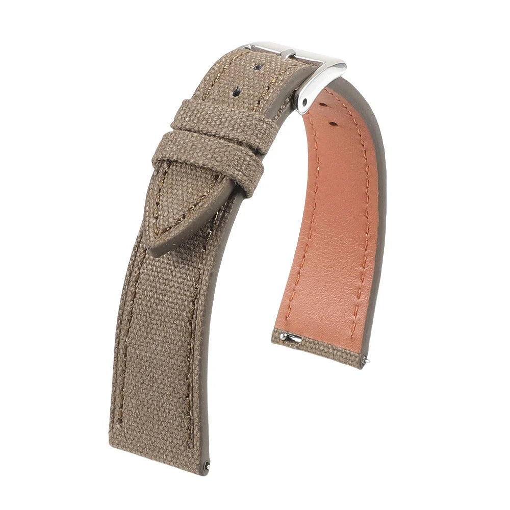 OnePlus Watch Slim Canvas Band with Leather Lining