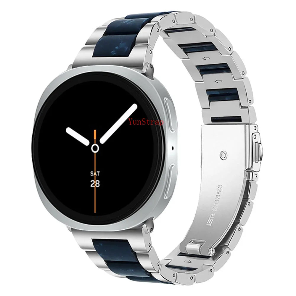 Samsung Galaxy Watch Band Metal Resin Bracelet Watch8/Watch8 Classic/Watch9 Ultra/Ultra2
