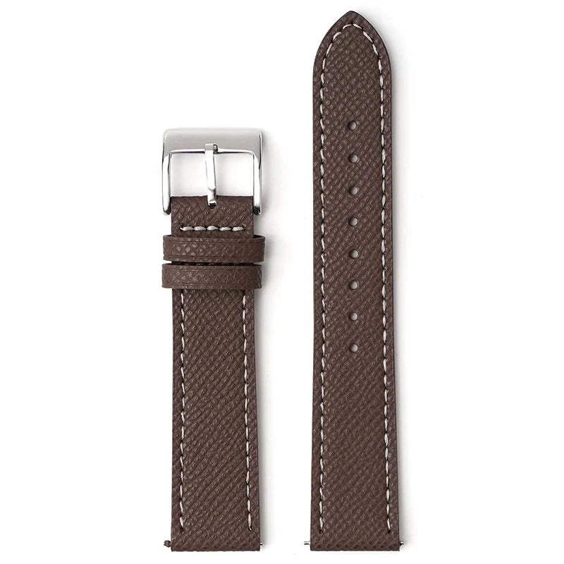 Samsung Galaxy Watch 7, 6, 5, 4 & FE Epsom Calfskin Leather Band