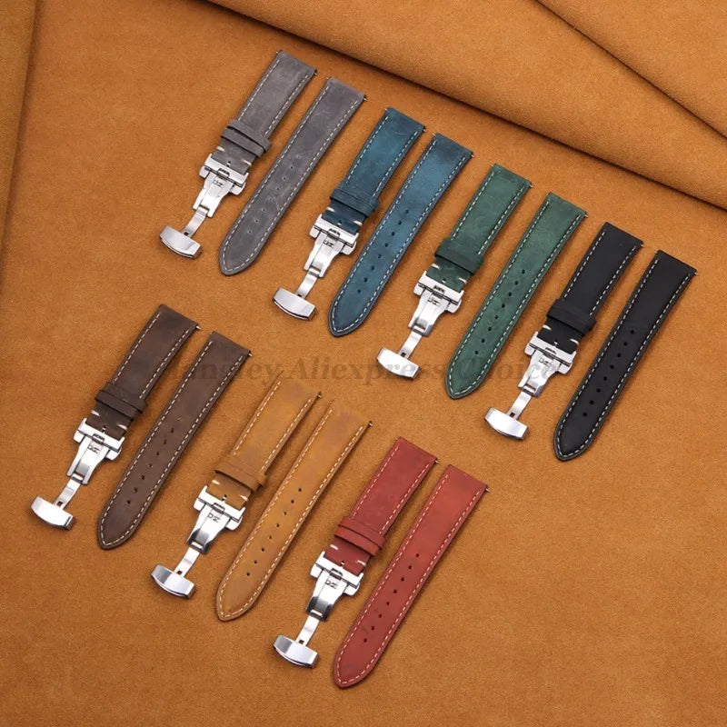 Huawei Watch & Watch GT Calfskin Butterfly Clasp Band