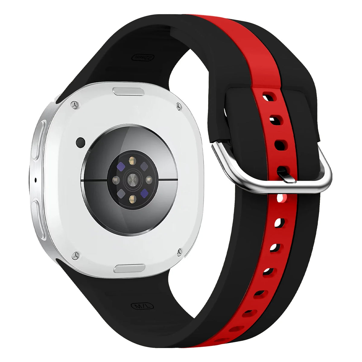 Samsung Galaxy Silicone Two-Tone Sport Watch Band - Watch8/Watch8 Classic/Watch9