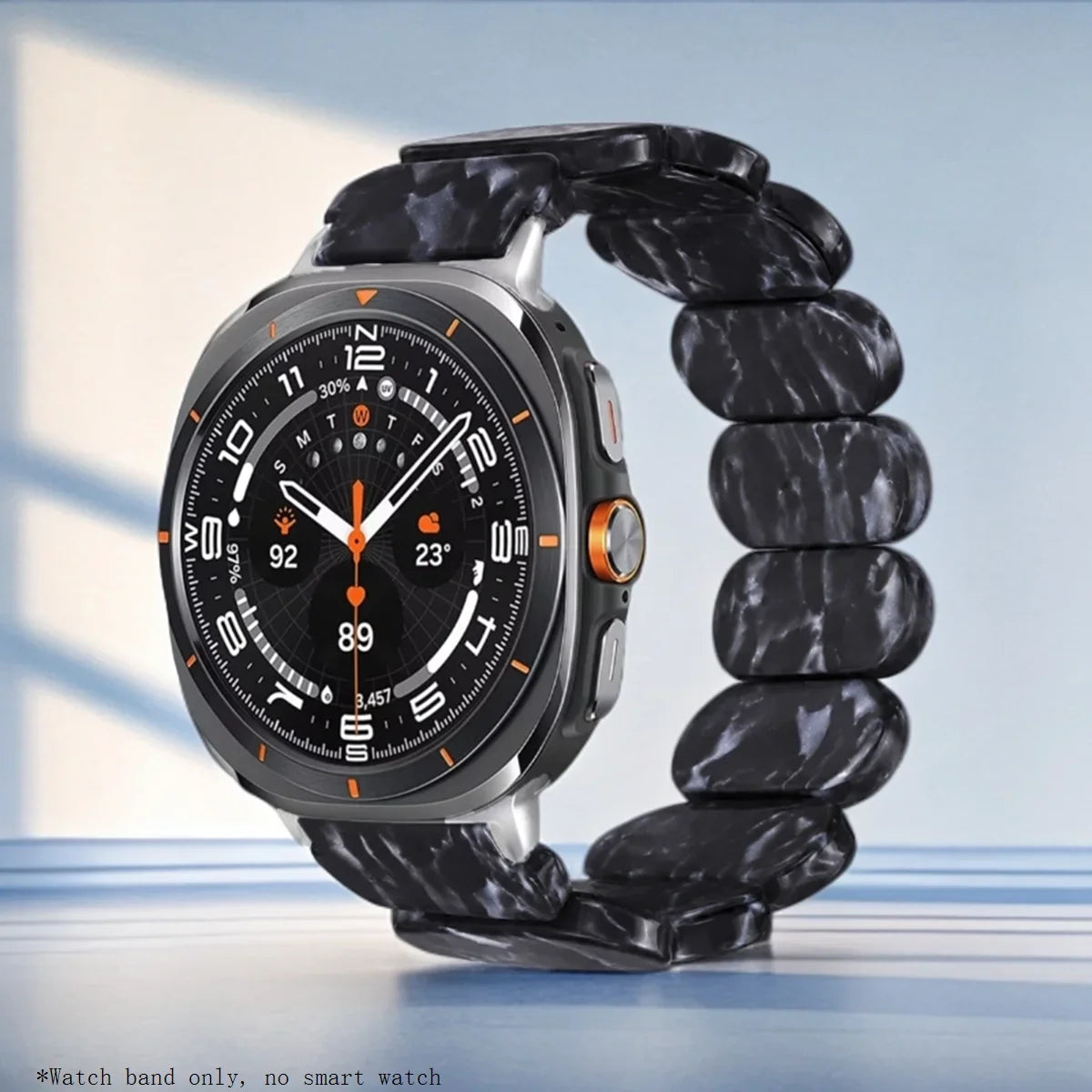 Samsung Galaxy Resin Link Watch Band – Metal Connector Watch8/Watch8 Classic/Watch9