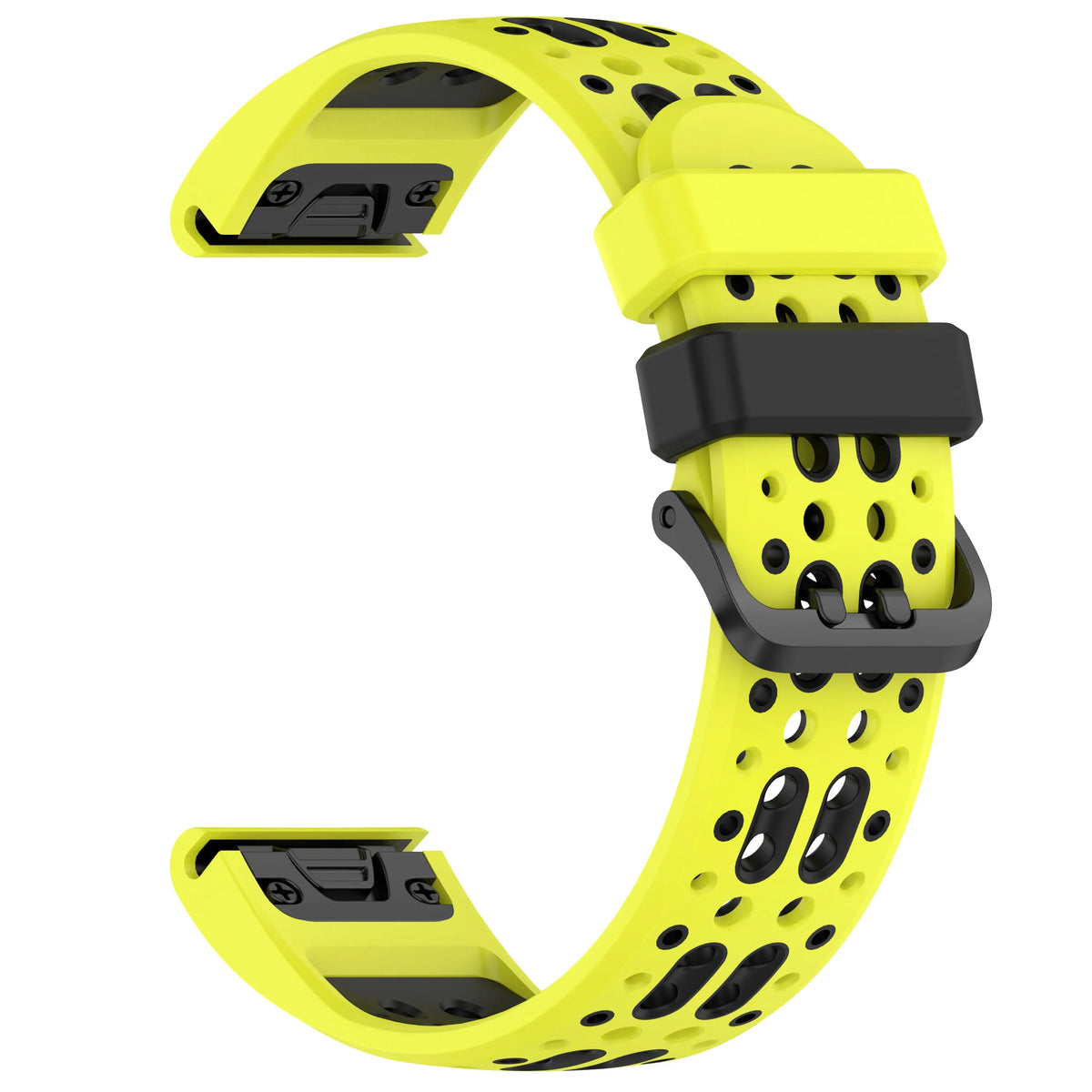 Garmin Two-Tone Silicone Smartwatch Band - QuickFit Sport Strap