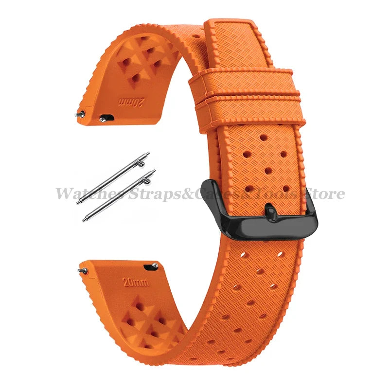 Samsung Galaxy Watch 7, 6, 5, 4 & FE Tropic-Style Silicone Band