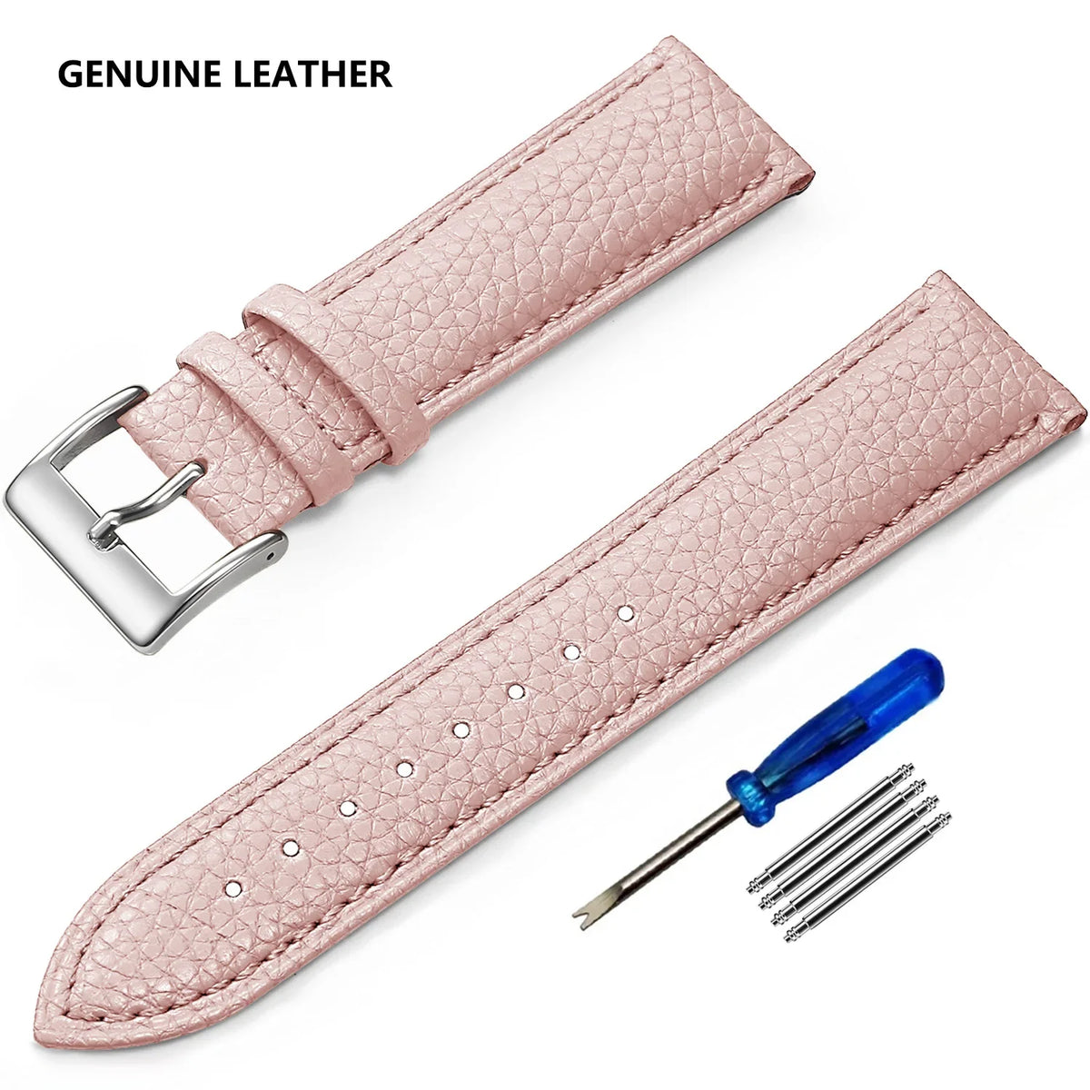 Huawei Watch & Watch GT Grained Leather Band, Spring Bars & Tool