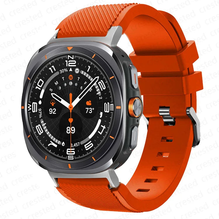 Samsung Galaxy Silicone Sport Watch Band - 20mm/Ultra+Ultra2