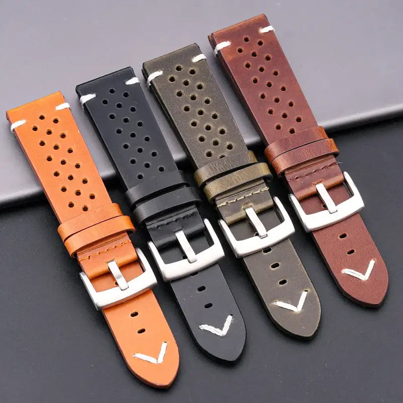 Suunto Leather Band - Breathable, Stylish, Durable Design
