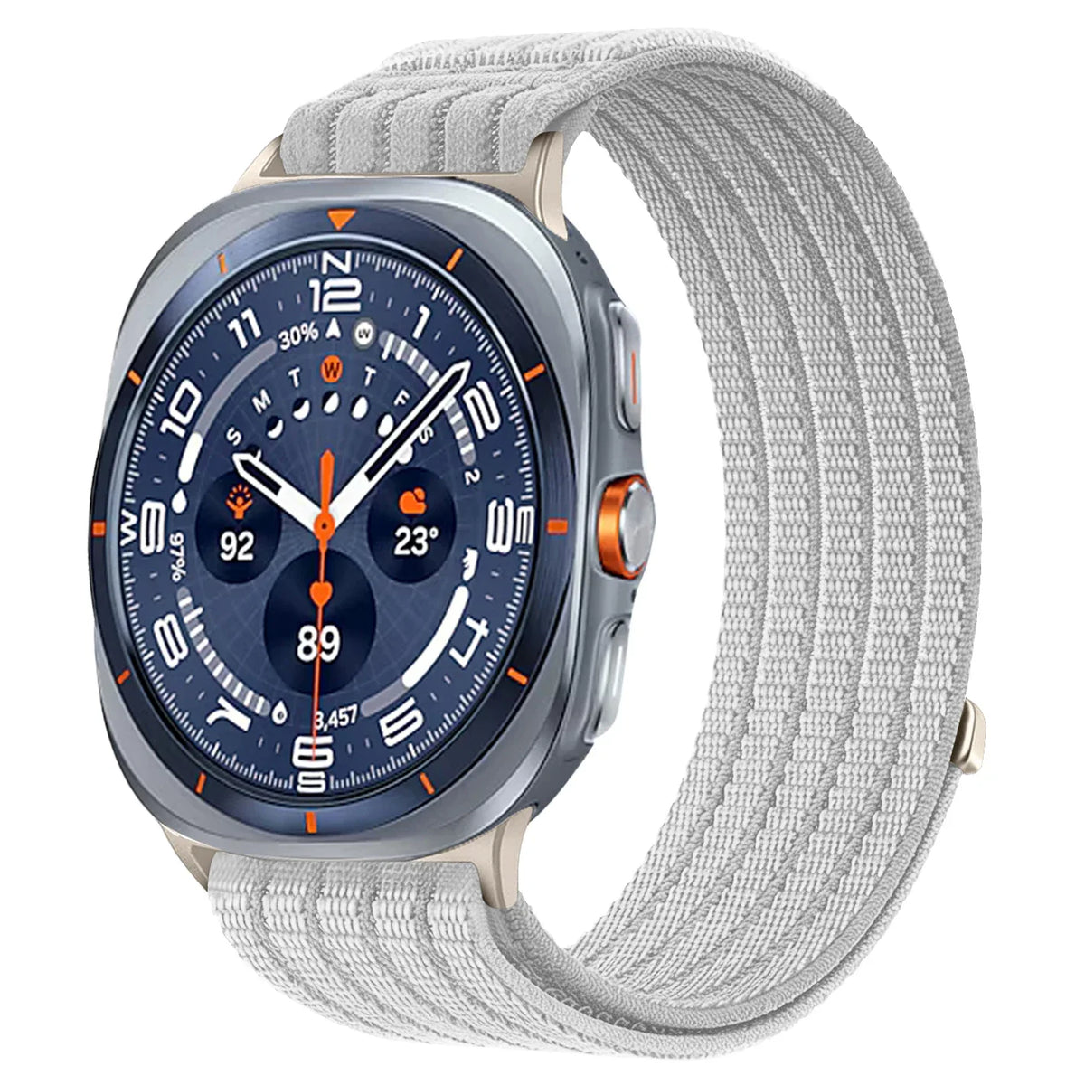 Samsung Galaxy Watch8, 9 & Ultra Ribbed Nylon Sport Loop