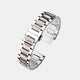 silver rose gold stripe