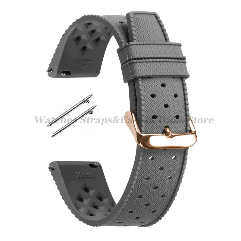Samsung Galaxy Watch 7, 6, 5, 4 & FE Tropic-Style Silicone Band