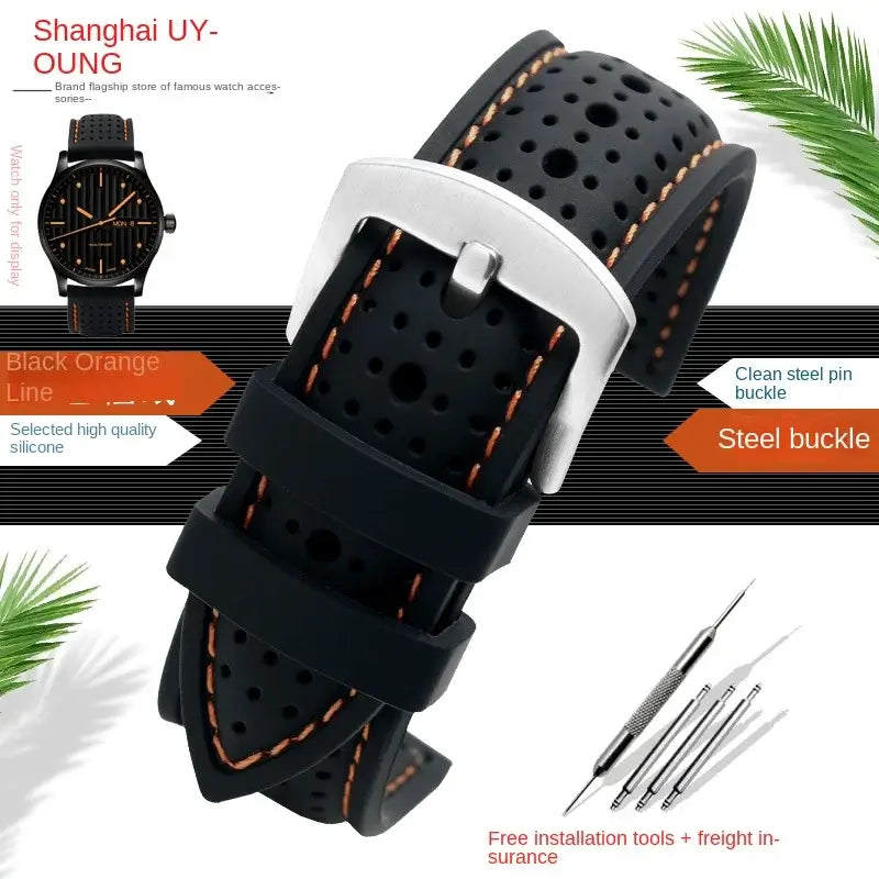 Ticwatch Silicone Band - Breathable, Comfortable, Versatile