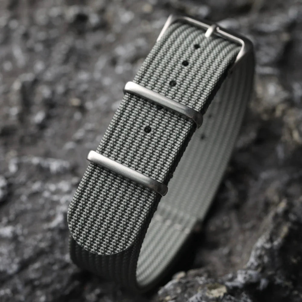 OnePlus Nylon Watch Band, Ribbed Fabric Strap, Pin Buckle, Unisex
