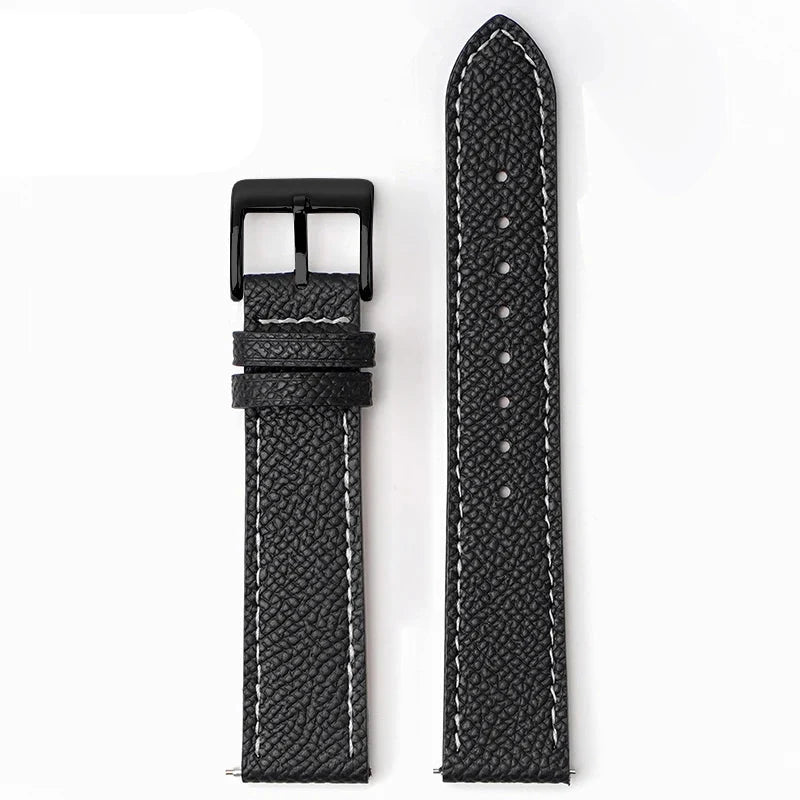 Samsung Galaxy Watch 7, 6, 5, 4 & FE Epsom Calfskin Leather Band