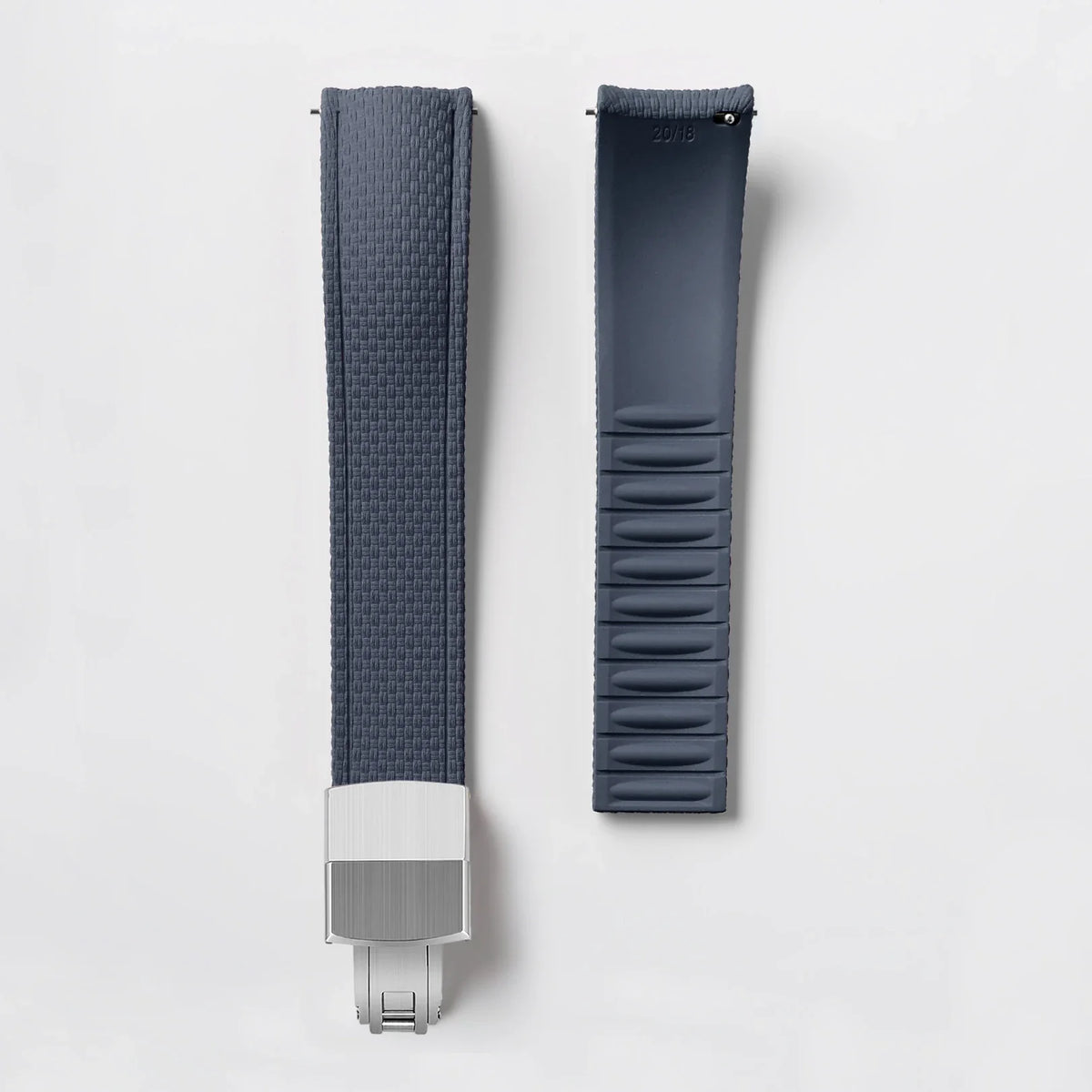 Samsung Galaxy Watch 7, 6, 5, 4 & FE Curved-End FKM Rubber Band