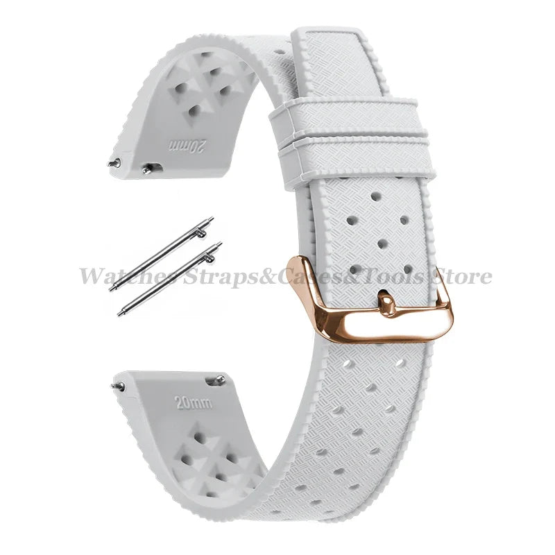 Samsung Galaxy Watch 7, 6, 5, 4 & FE Tropic-Style Silicone Band
