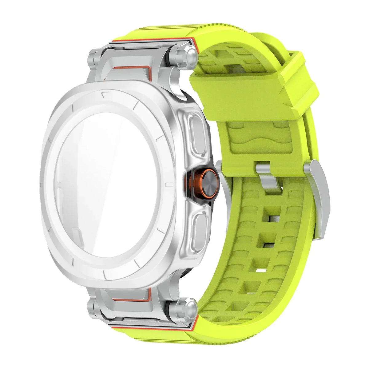 Samsung Galaxy Ultra/Ultra2 Silicone Sport Watch Band - Acrylic Case