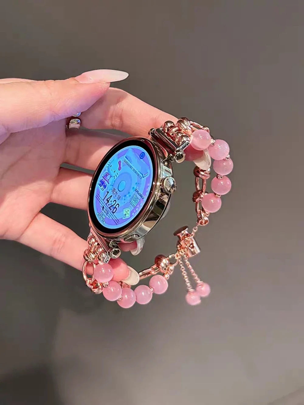 Motorola Moto Watch Women's Pearl Chain Bracelet