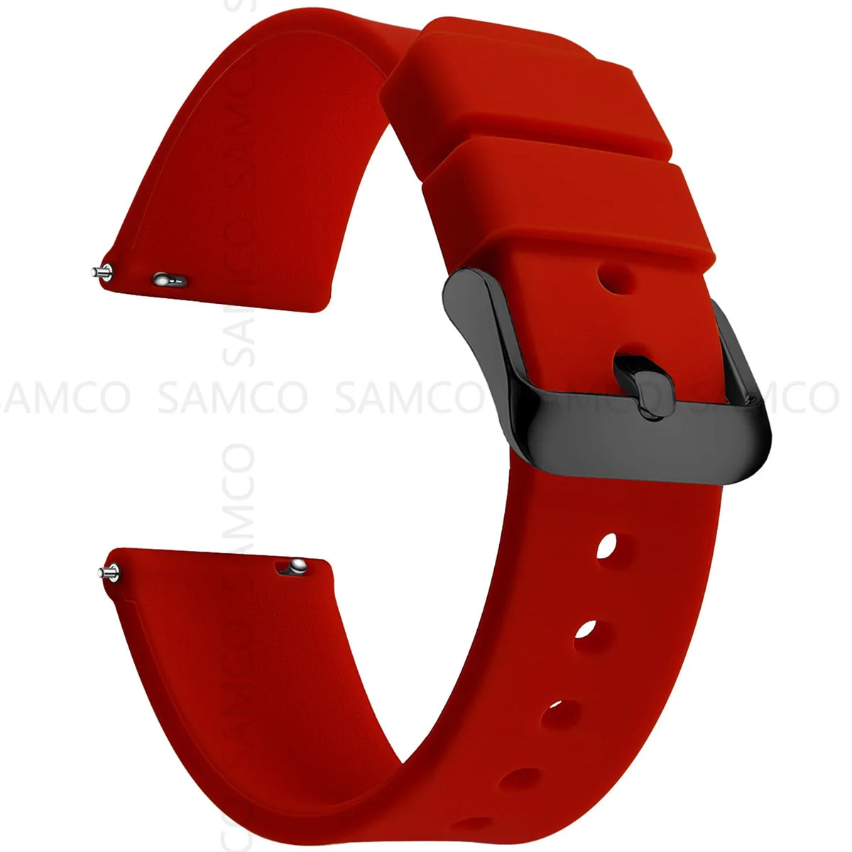 Samsung Galaxy Watch 7, 6, 5, 4 & FE Curved-End Silicone Band