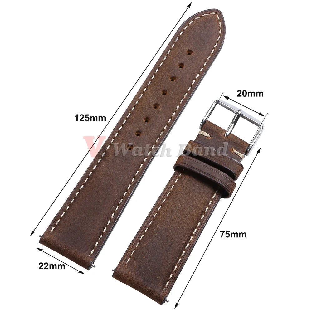 OnePlus Watch Vintage Stitched Leather Band