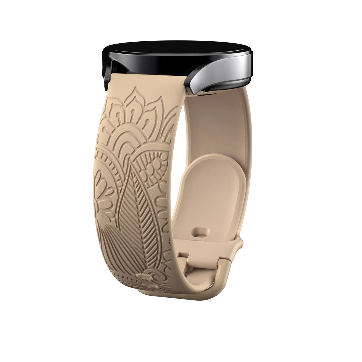 Motorola Moto Watch Engraved Mandala Silicone Band