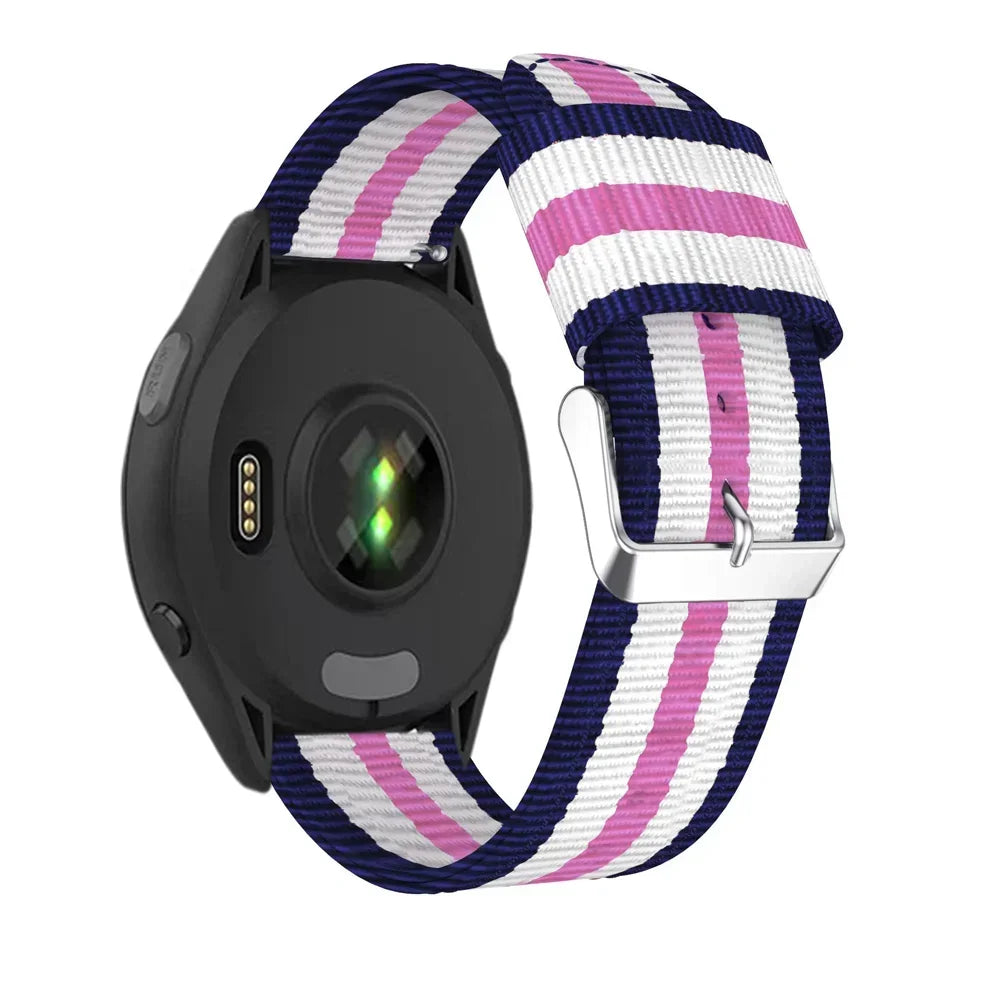 Garmin Canvas Nylon Watch Band - Buckle Strap