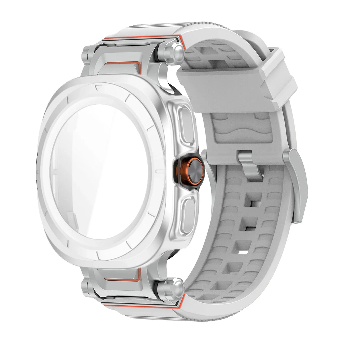 Samsung Galaxy Ultra/Ultra2 Silicone Sport Watch Band - Acrylic Case