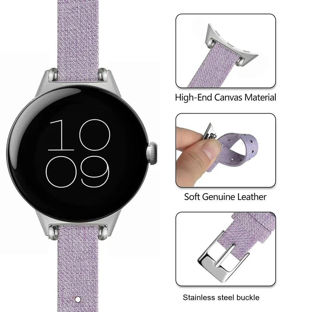 Google Pixel Watch Nylon Jewelry Bracelet Band