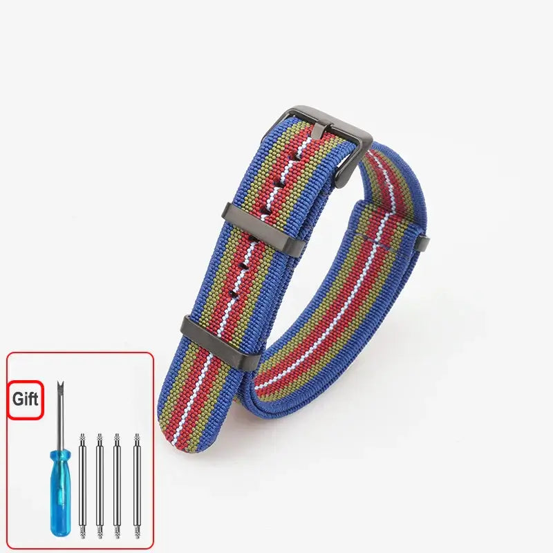 Amazfit Nylon Watch Band NATO Strap Waterproof Washable Elastic