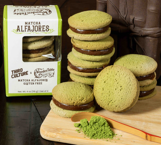Matcha Alfajores Cookies - No Gluten