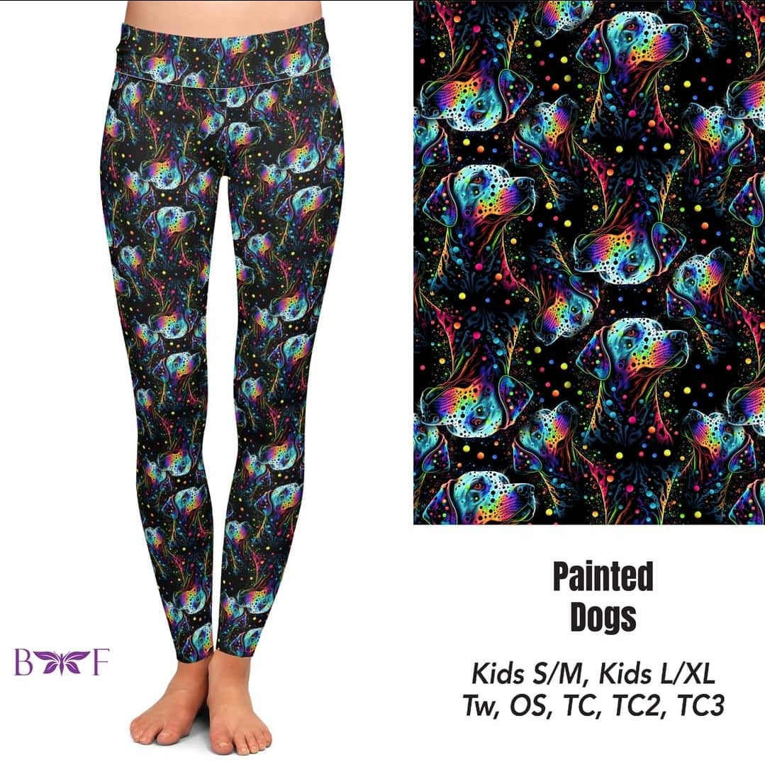 Painted Dog leggings with pockets