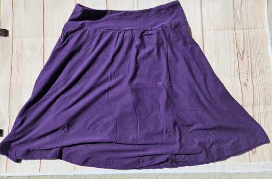 Solid Purple Skort