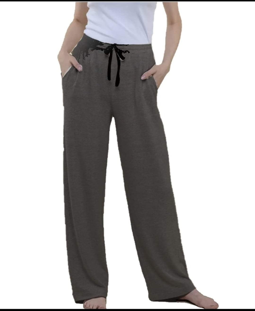 Solid Charcoal Grey Joggers and Lounge Pants