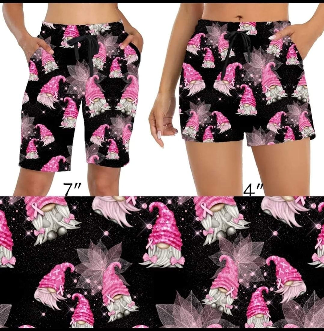 Breast Cancer Awareness Leggings,Capris, Lounge Pants and shorts