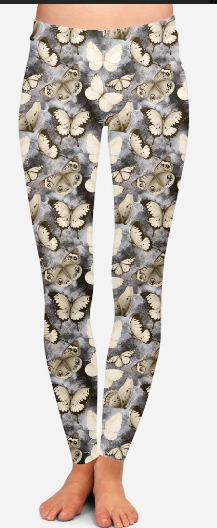 Golden Butterfly Leggings,Capris, Lounge Pants, Joggers and shorts