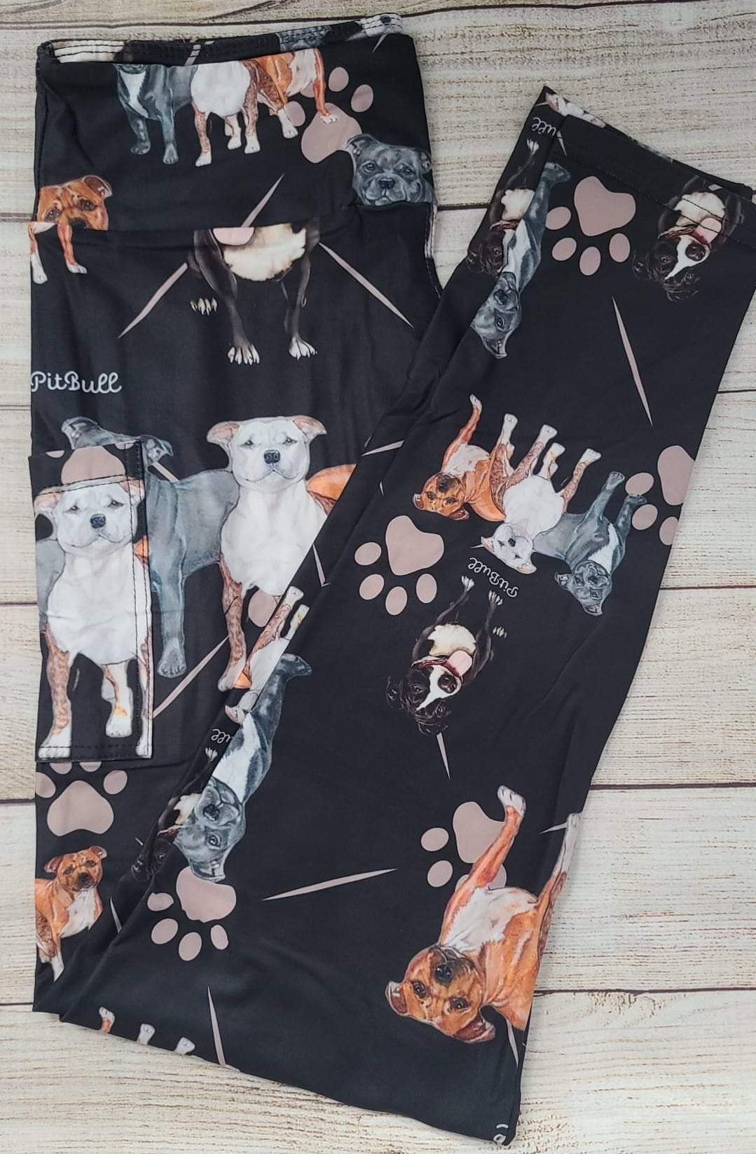 Pittiee/Pibble/Pitbull leggings, capris, Lounge Pants, Joggers, and Shorts