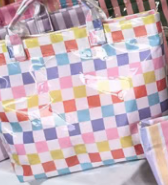 Waterproof Striped  Beach Bag