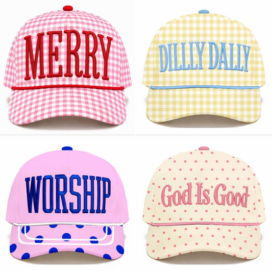 Embroidered Hat (PREORDER CLOSES 8/12, ETA LATE OCT.)