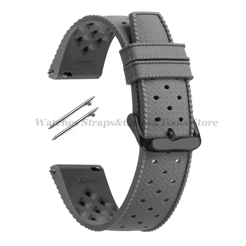 Samsung Galaxy Watch 7, 6, 5, 4 & FE Tropic-Style Silicone Band