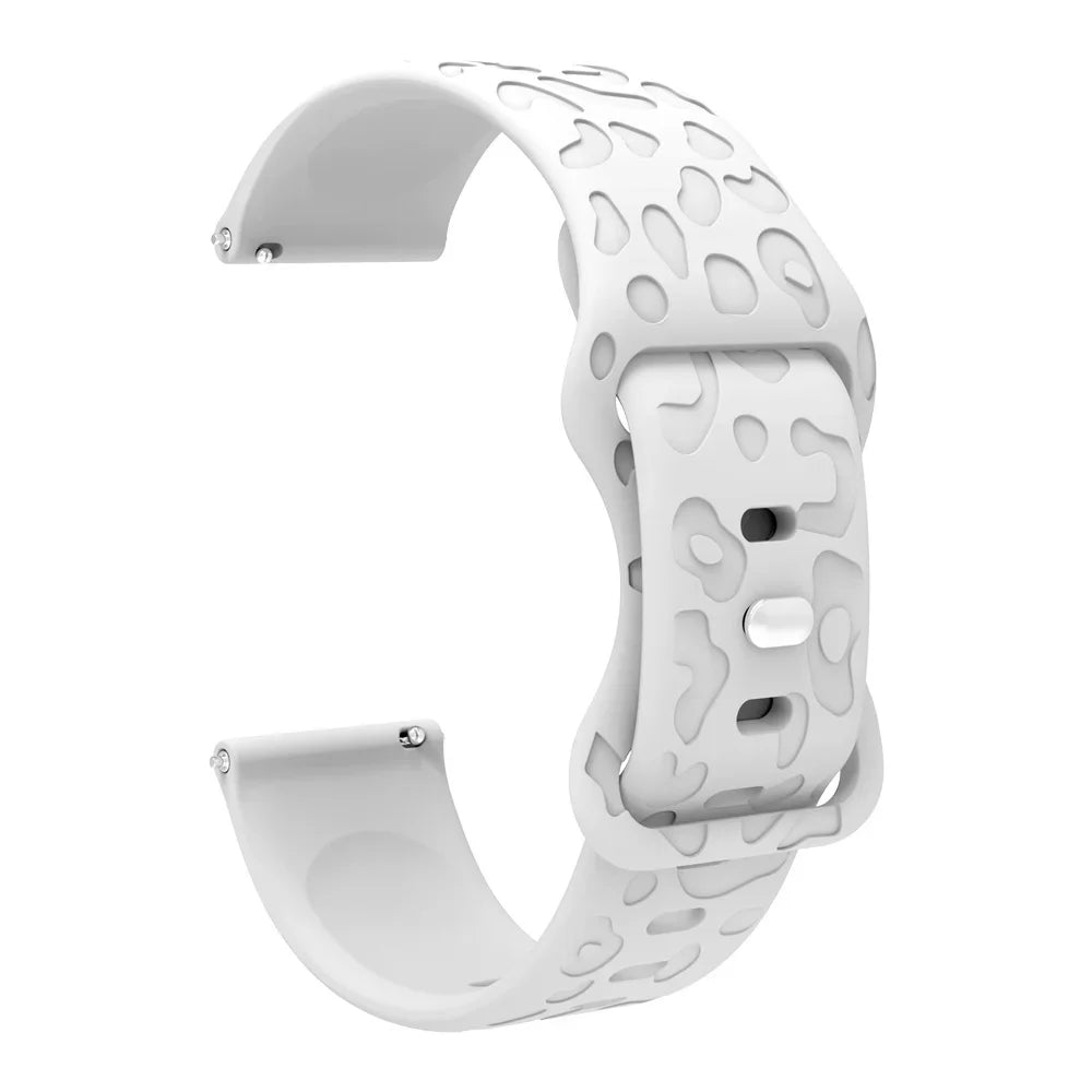 Motorola Moto Watch Leopard Print Silicone Band