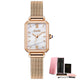 rose gold white