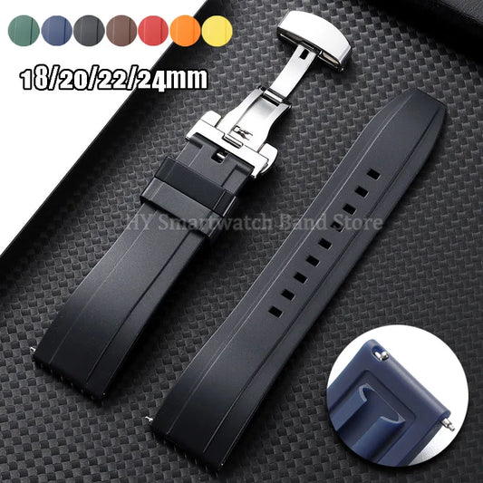 Huawei Watch & Watch GT Silicone Band with Butterfly Clasp
