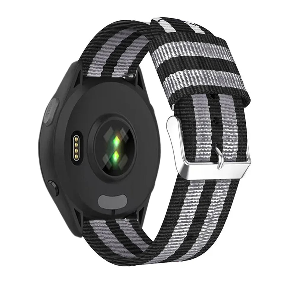 Garmin Canvas Nylon Watch Band - Buckle Strap