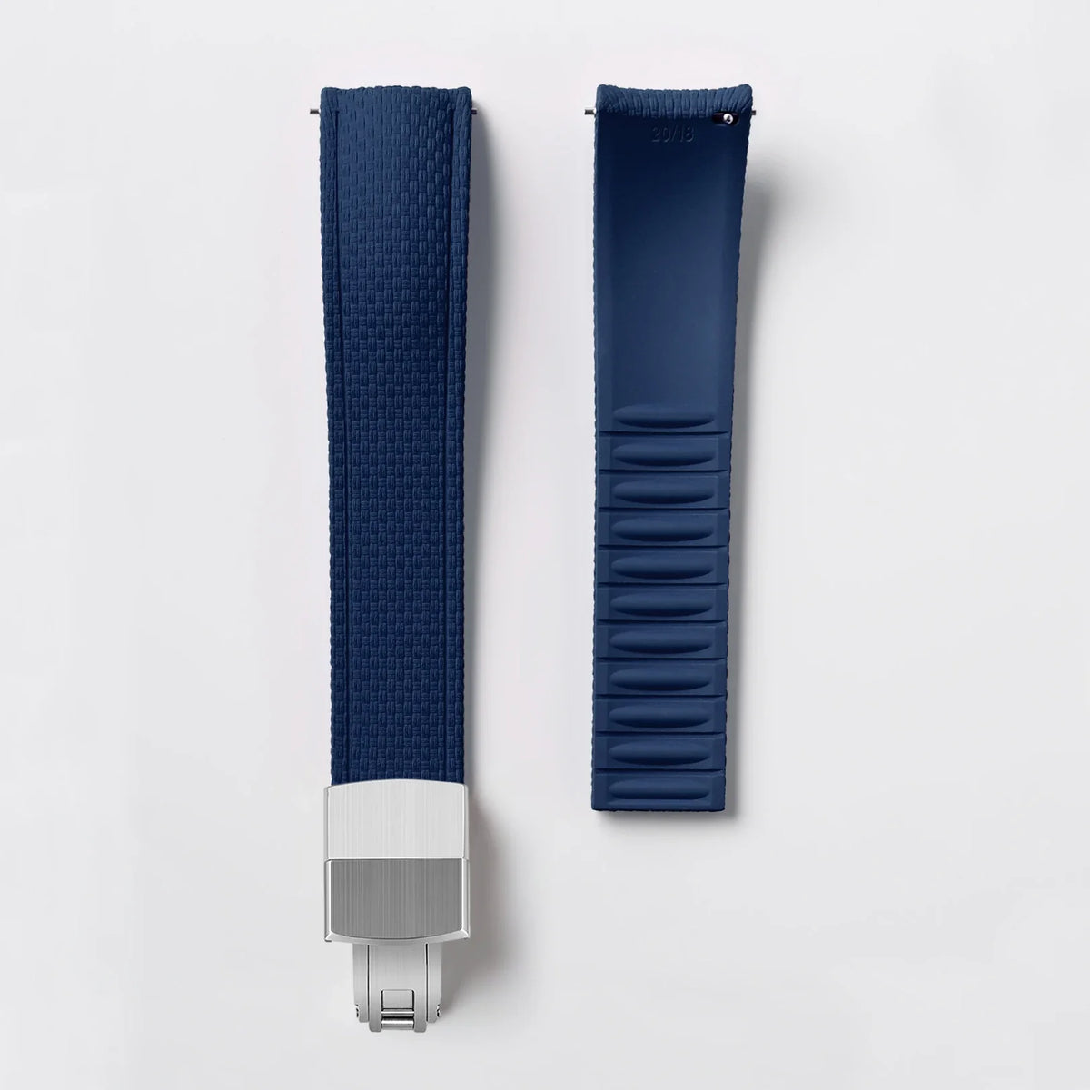 Samsung Galaxy Watch 7, 6, 5, 4 & FE Curved-End FKM Rubber Band