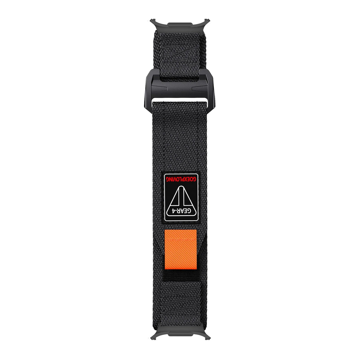 Samsung Galaxy Braided Nylon Watch Band – Ultra/Ultra2 Red Black Adventure