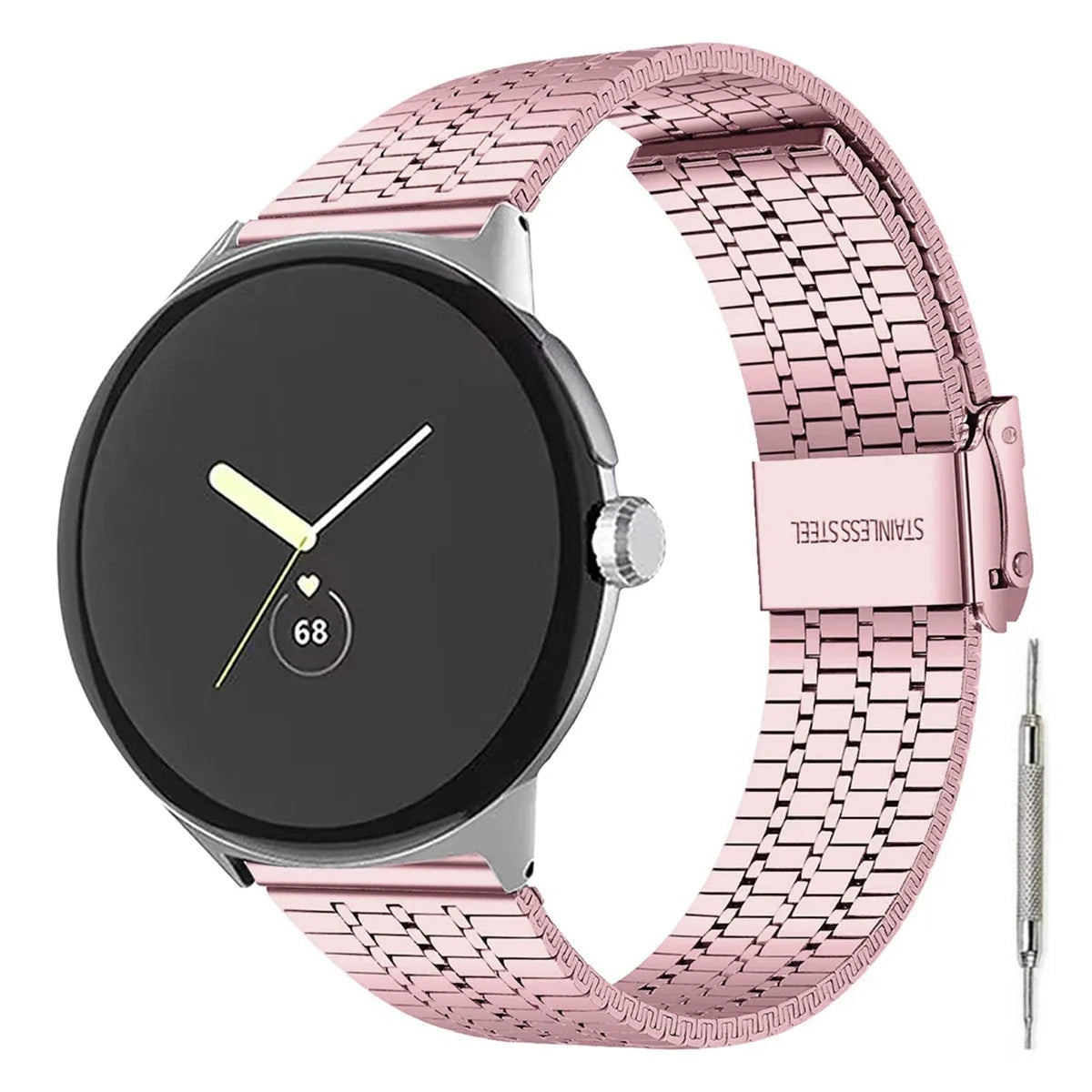Google Pixel Watch Stainless Steel Seven-Bead Band