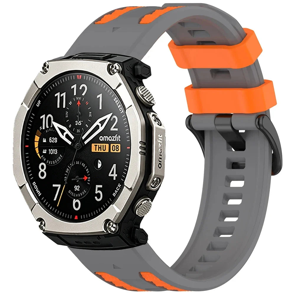 Garmin Silicone Smartwatch Band - Two-Tone QuickFit Sport Strap