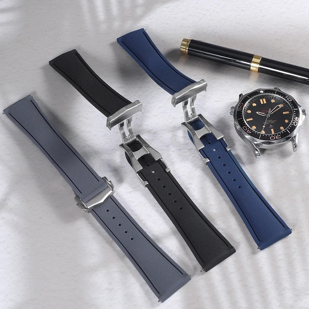 OnePlus Watch Sailcloth-Texture FKM Rubber Band